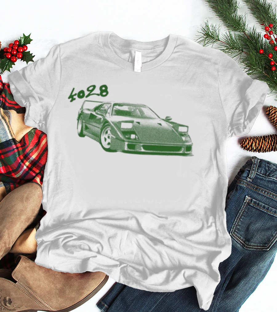 4028 Finley Classic Car Sketch T-Shirt