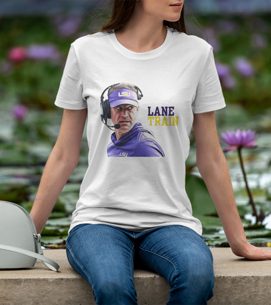 Lane Train Funny Coach LSU Tigers T-Shirt