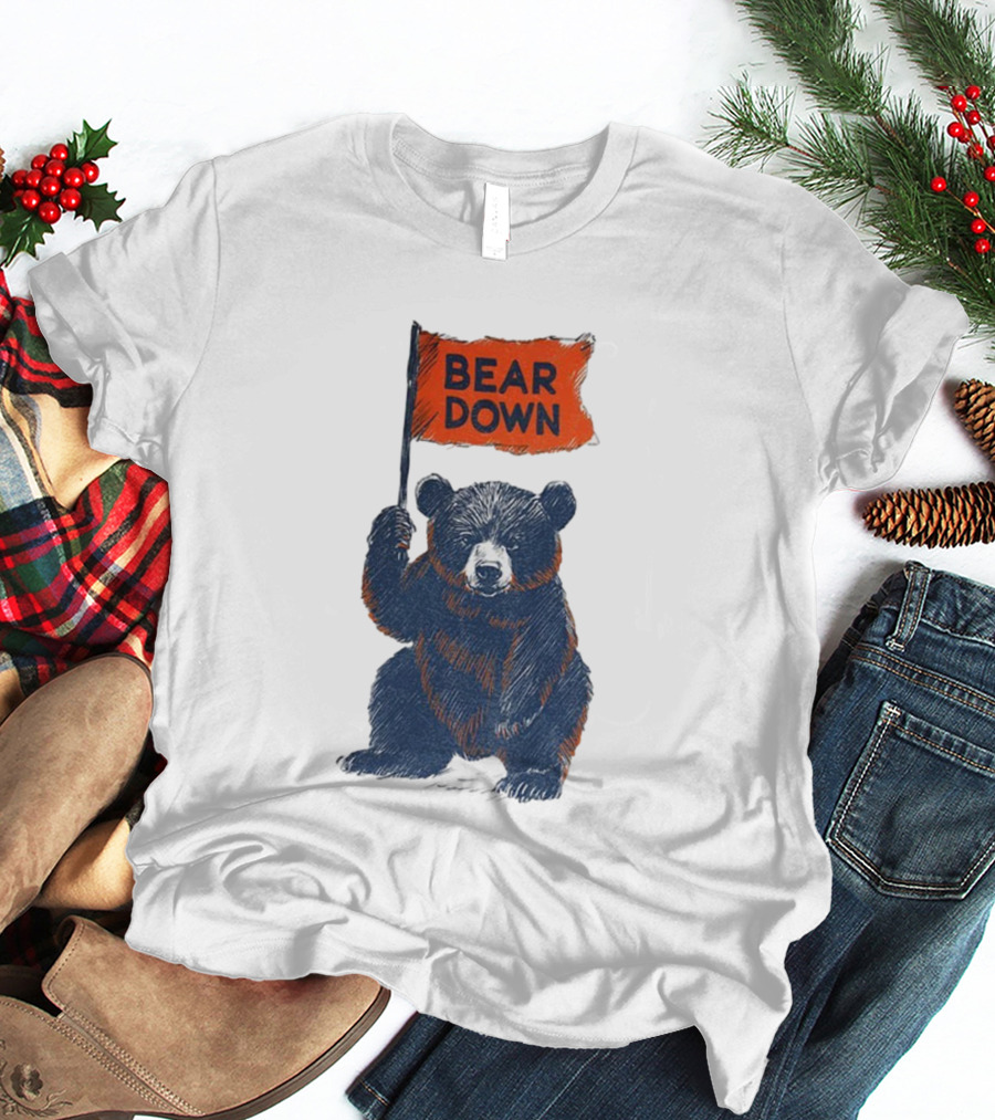 Bear Down Chicago Bears Football 2025 NFL Fan Gear T-Shirt