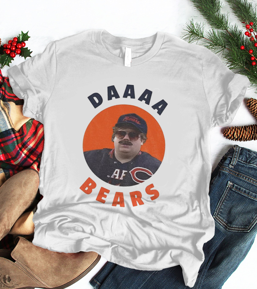 Chris Farley Daaaa Bears Chicago Bears 2025 Football T-Shirt