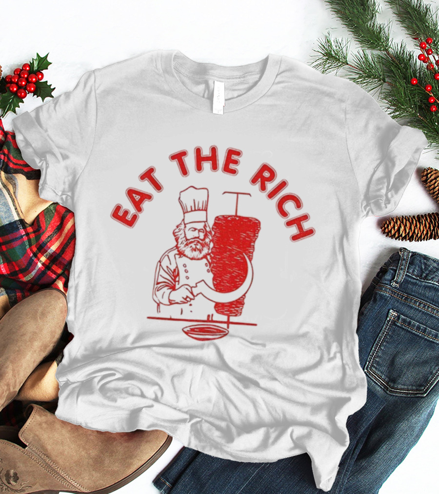 Eat The Rich Karl Marx Kebap Communism Unisex T-Shirt