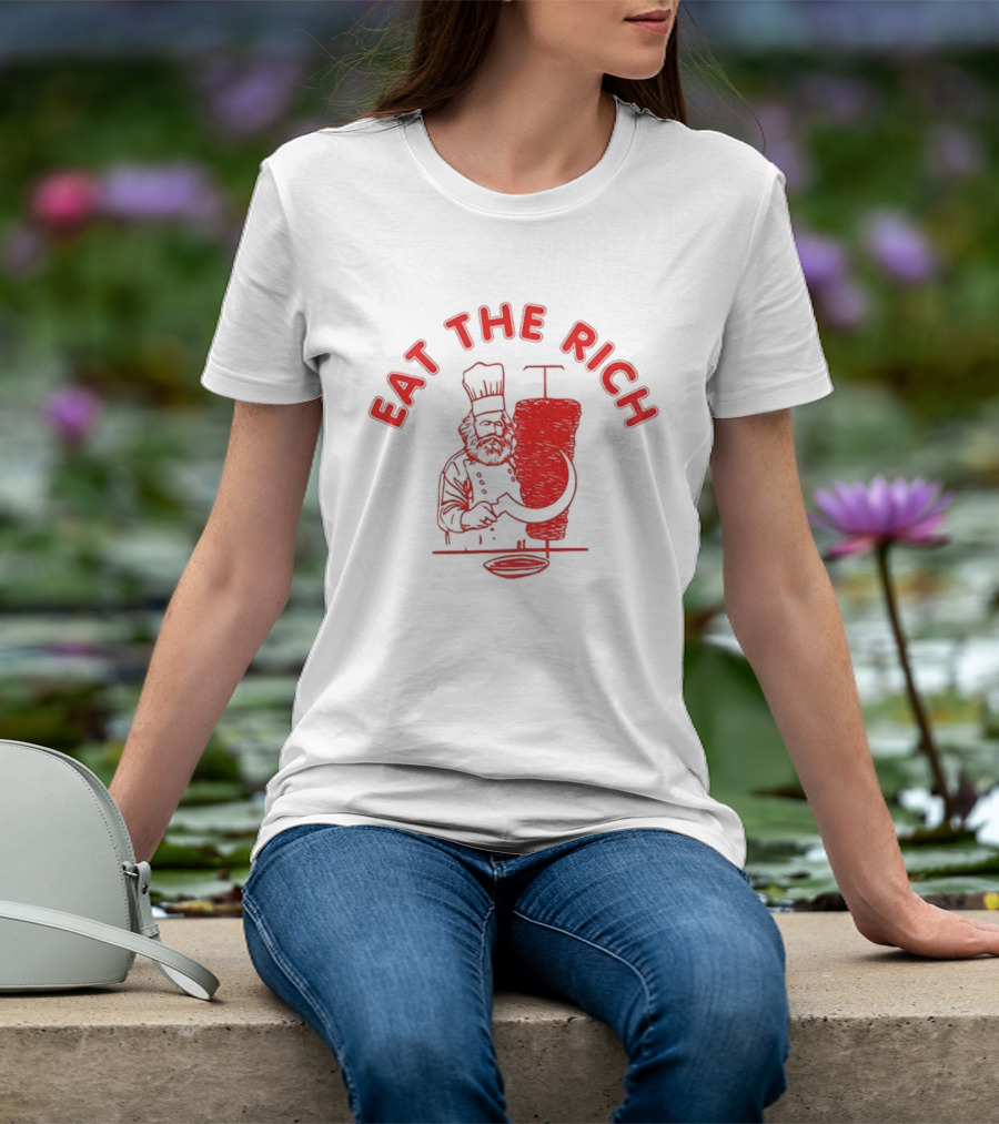 Eat The Rich Karl Marx Kebap Communism Unisex T-Shirt