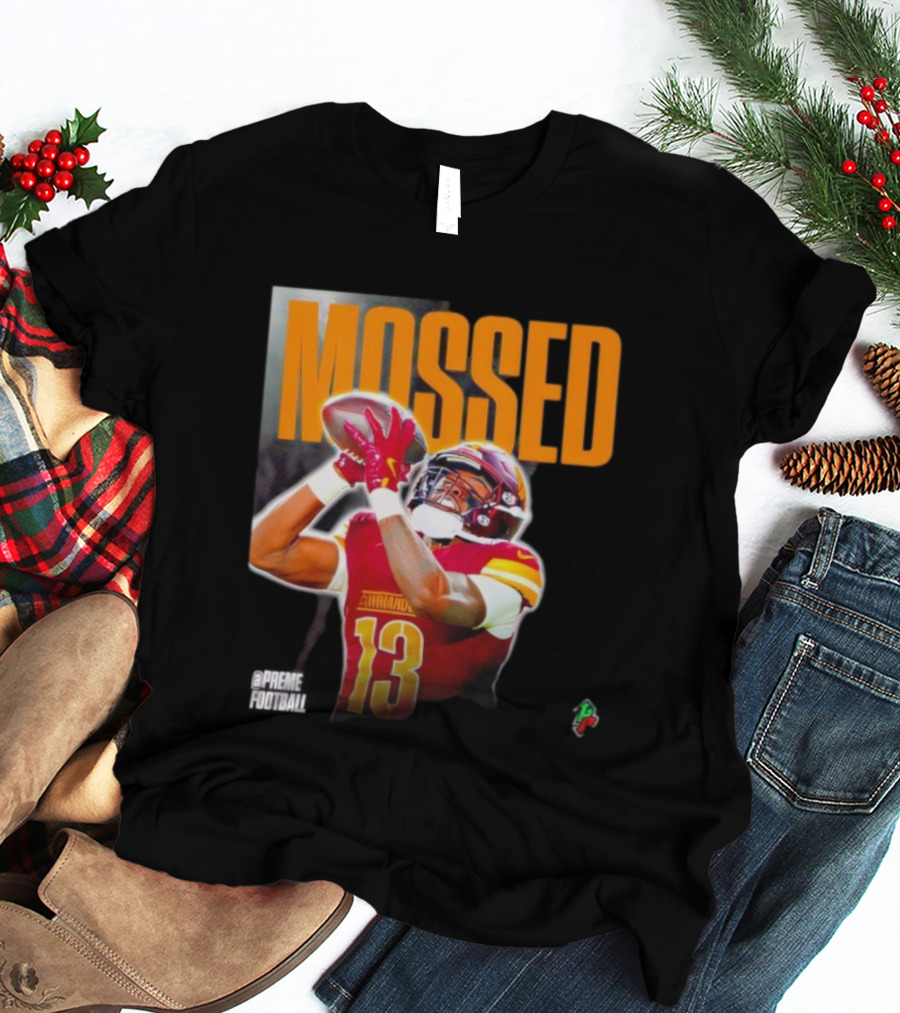 Commanders Treylon Burks 13 Mossed Catch Of The Year Football T-Shirt