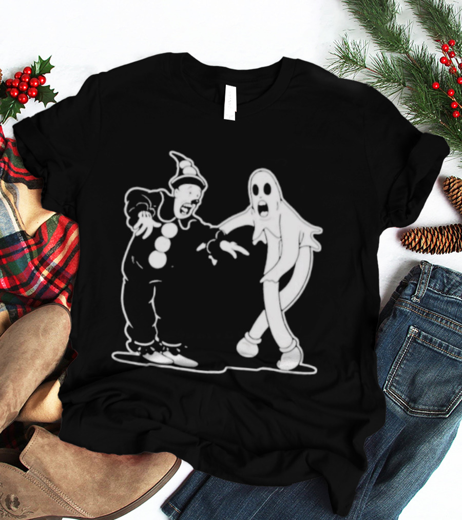DC Lidstone Koko The Clown And Ghost Dancing Vintage Cartoon Style T-Shirt
