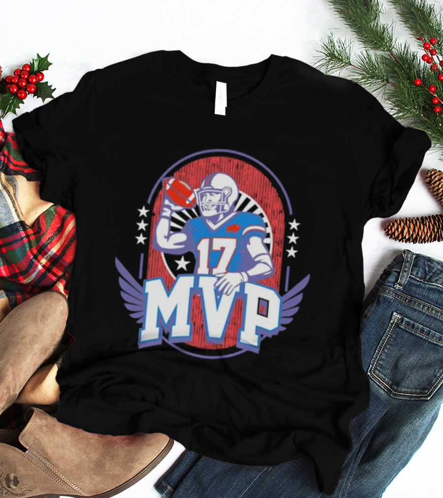 MVP JA17 Buffalo Bills Football Star Quarterback T-Shirt