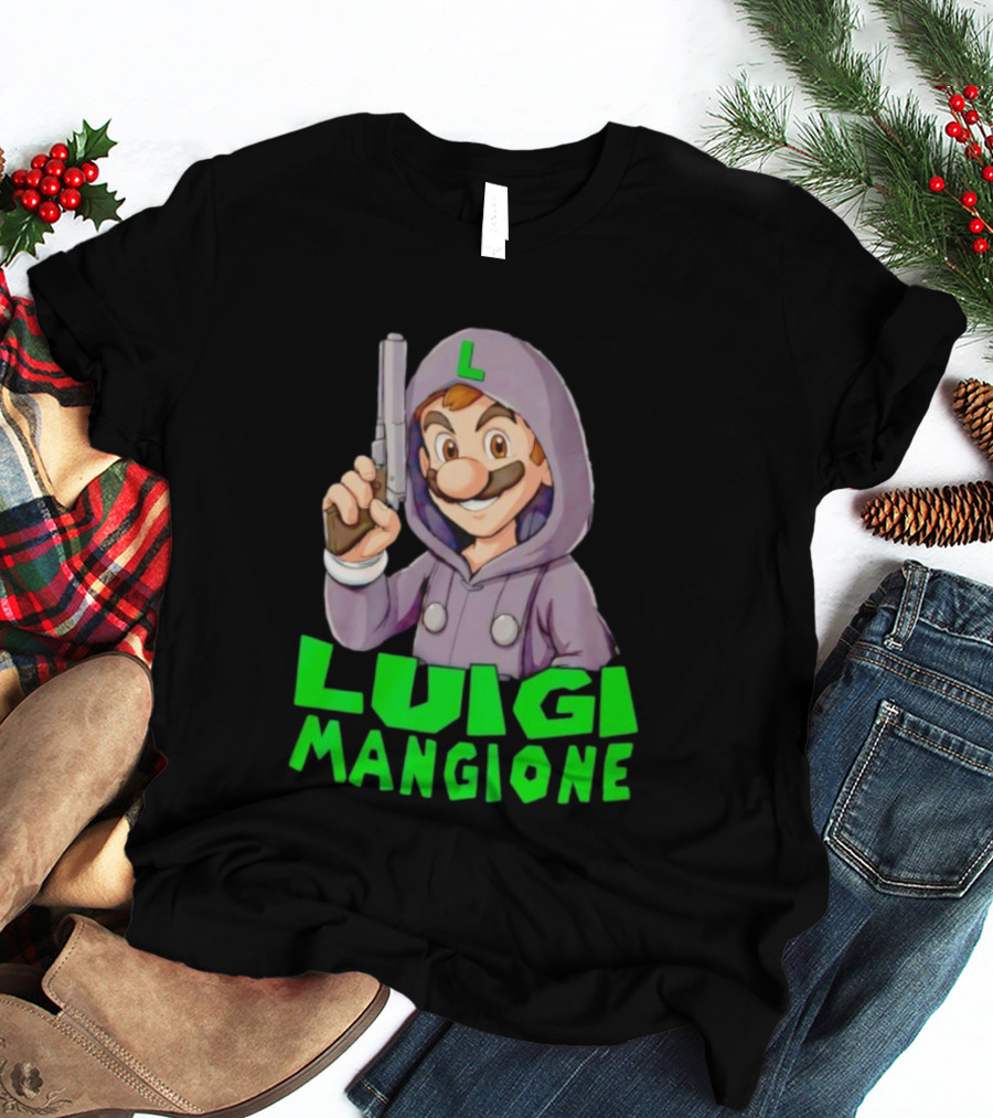 Luigi Mangione Nintendo Persona T-Shirt