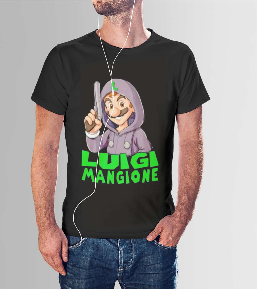 Luigi Mangione Nintendo Persona T-Shirt