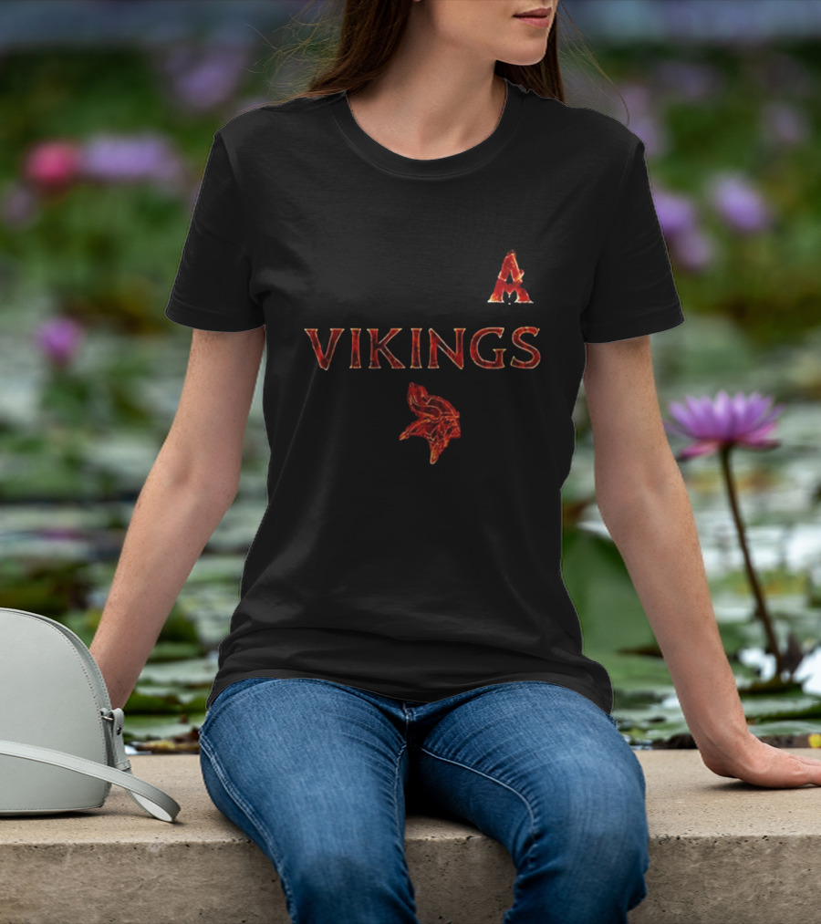 Minnesota Vikings Avatar Fire And Ash Collaboration T-Shirt