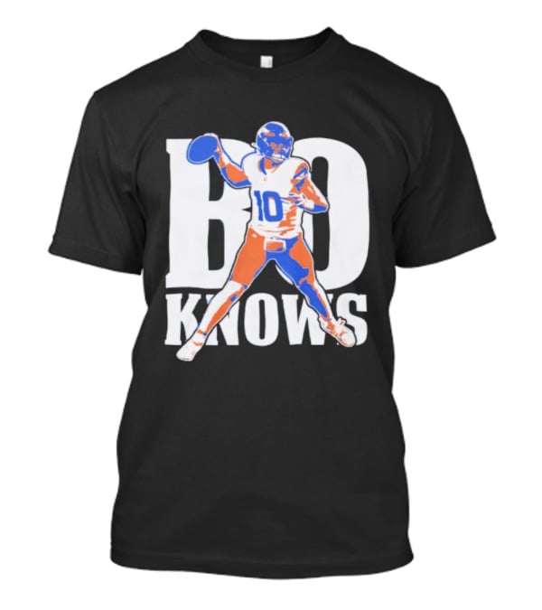 Bo Knows Football Inspired By Bo Nix Denver Broncos T-Shirt