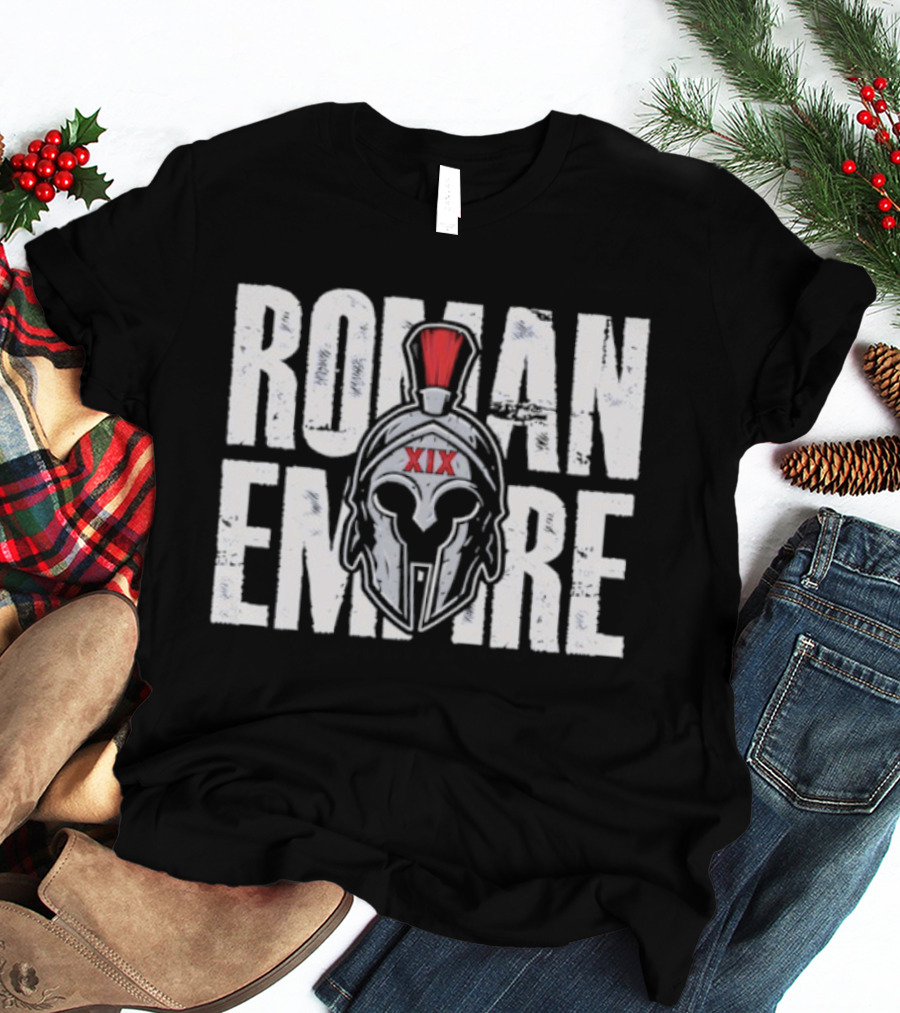 Roman Empire XIX Spartan Helmet Design T-Shirt