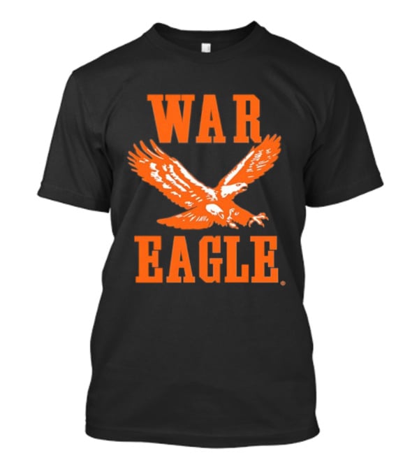 War Eagle Orange Soaring Emblem T-Shirt