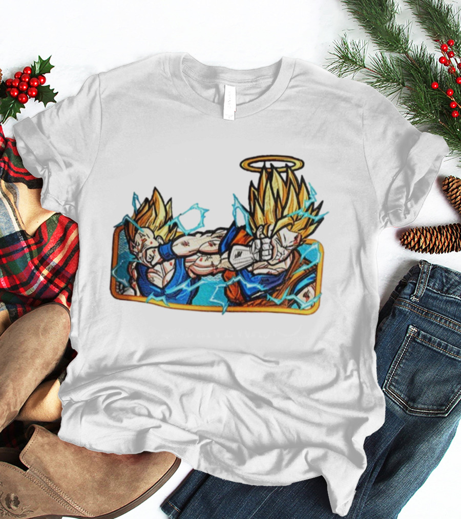 Super Saiyan Son Goku Dragonball Anime Saiyan Pride Lightning Aura Battle T-Shirt