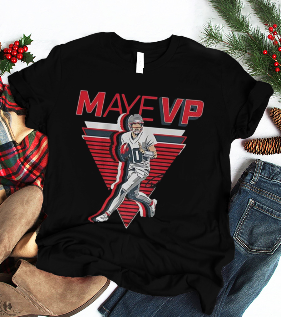 Drake MayeVP New England Patriots Football Signature T-Shirt