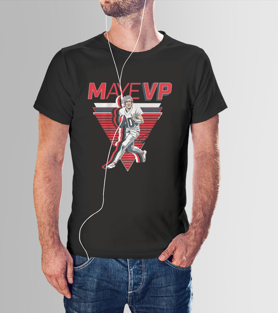 Drake MayeVP New England Patriots Football Signature T-Shirt