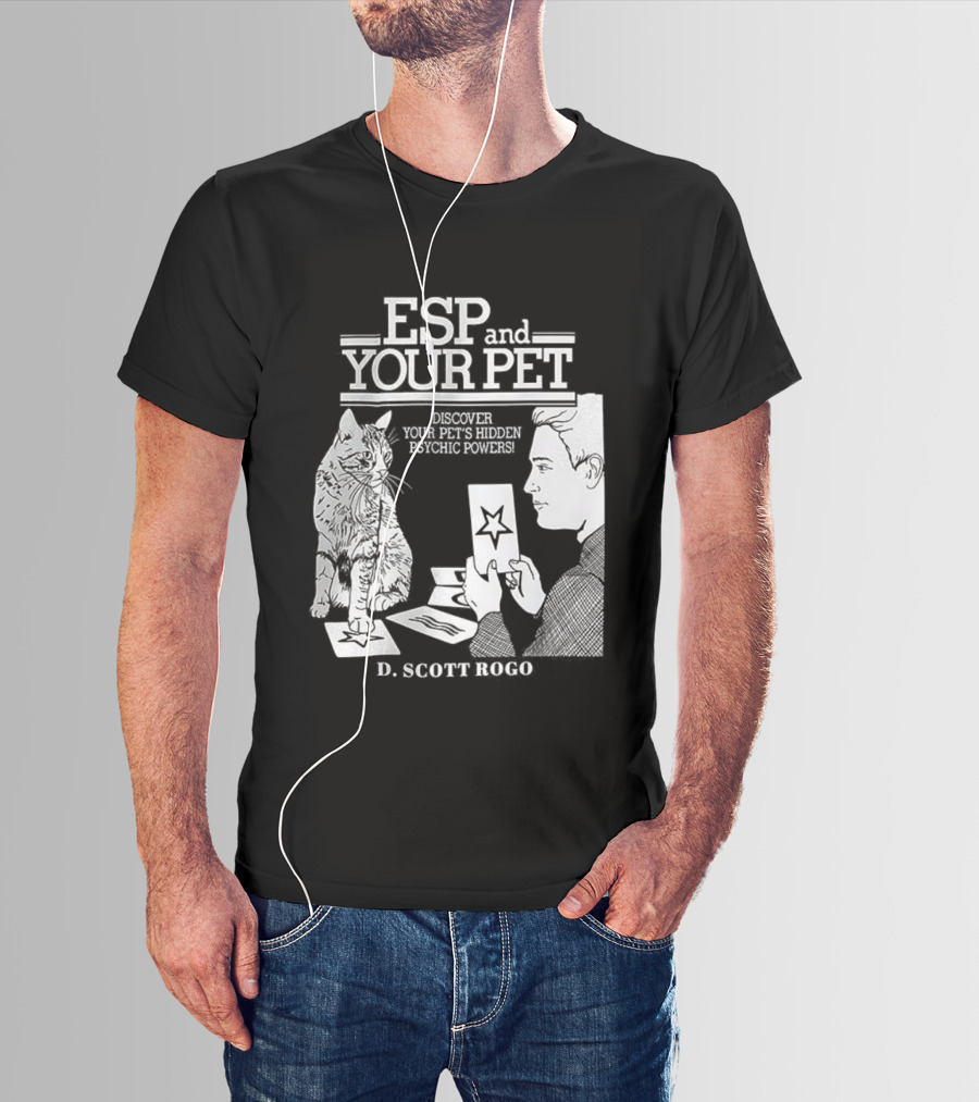 ESP And Your Pet Discover Hidden Psychic Powers By D. Scott Rogo T-Shirt