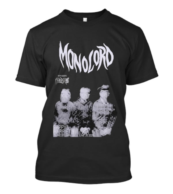 Monolord Pappy & Harriet's Pioneertown CA June 26 2026 Vintage Trio T-Shirt