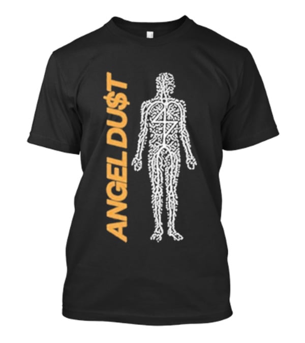 Angel Du$t Money Man Skeleton Outline T-Shirt