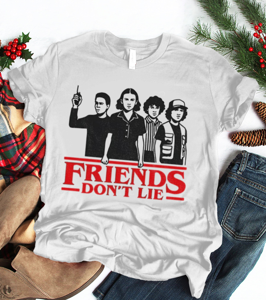 FRIENDS DON'T LIE Stranger Things Silhouettes 2025 T-Shirt