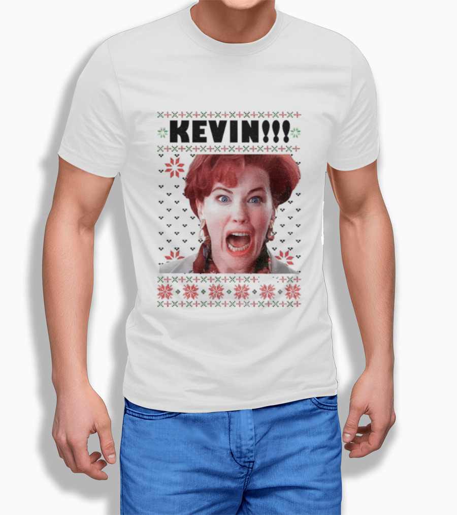 Kate McCallister Kevin Home Alone Movie Christmas Scene T-Shirt