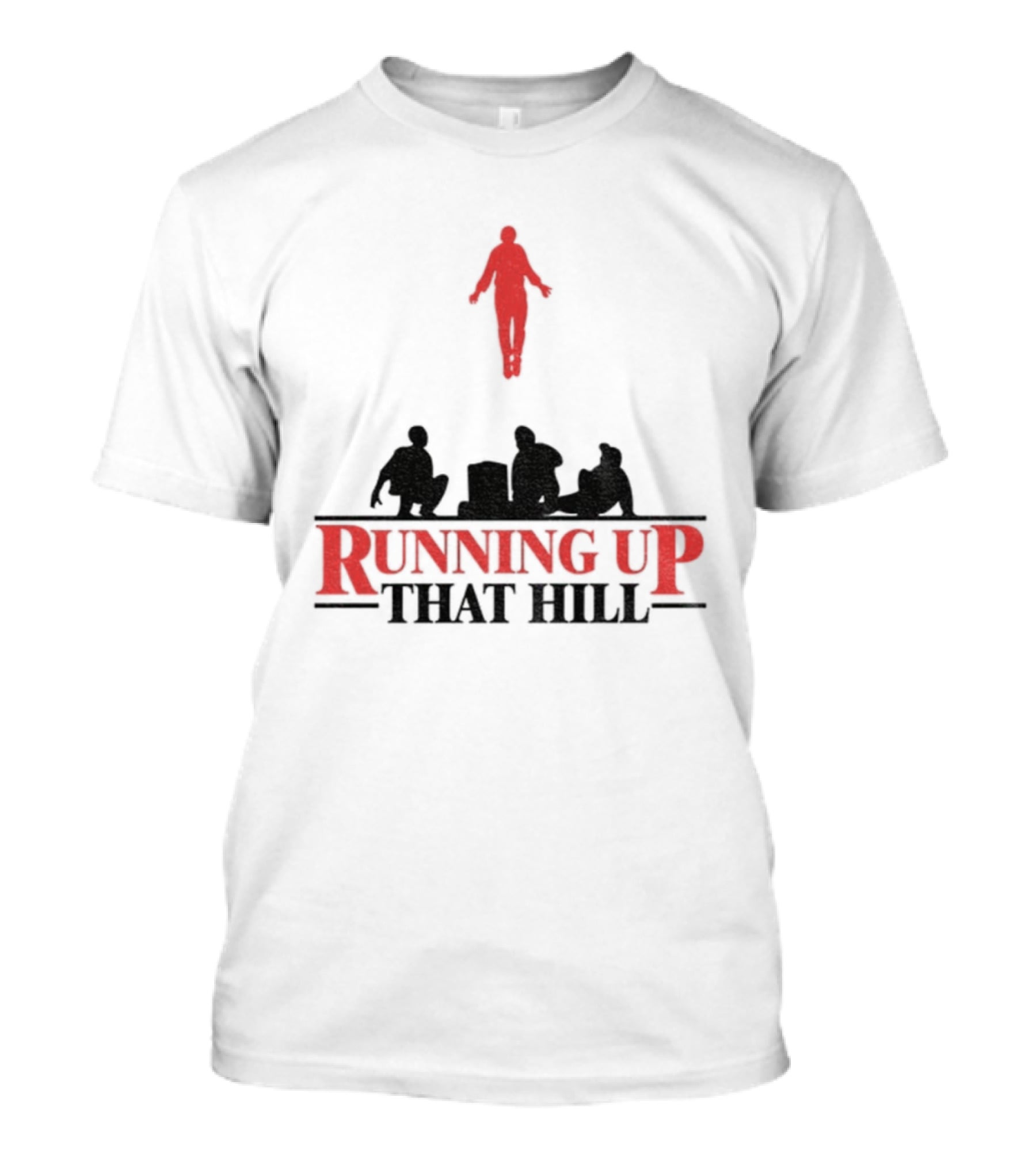 Running Up That Hill Max Mayfield Stranger Things Floating Silhouette T-Shirt