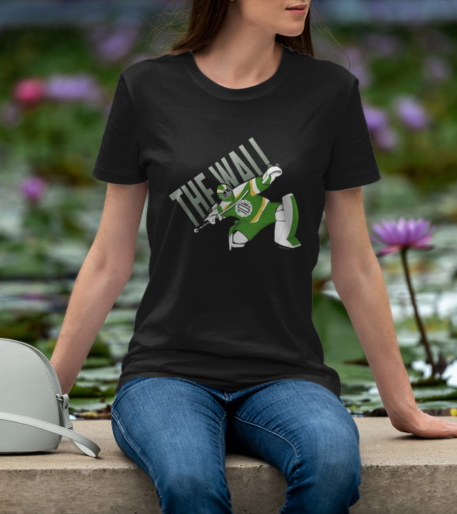 Jesper Wallstedt The Wall Minnesota Wild Goalie T-Shirt