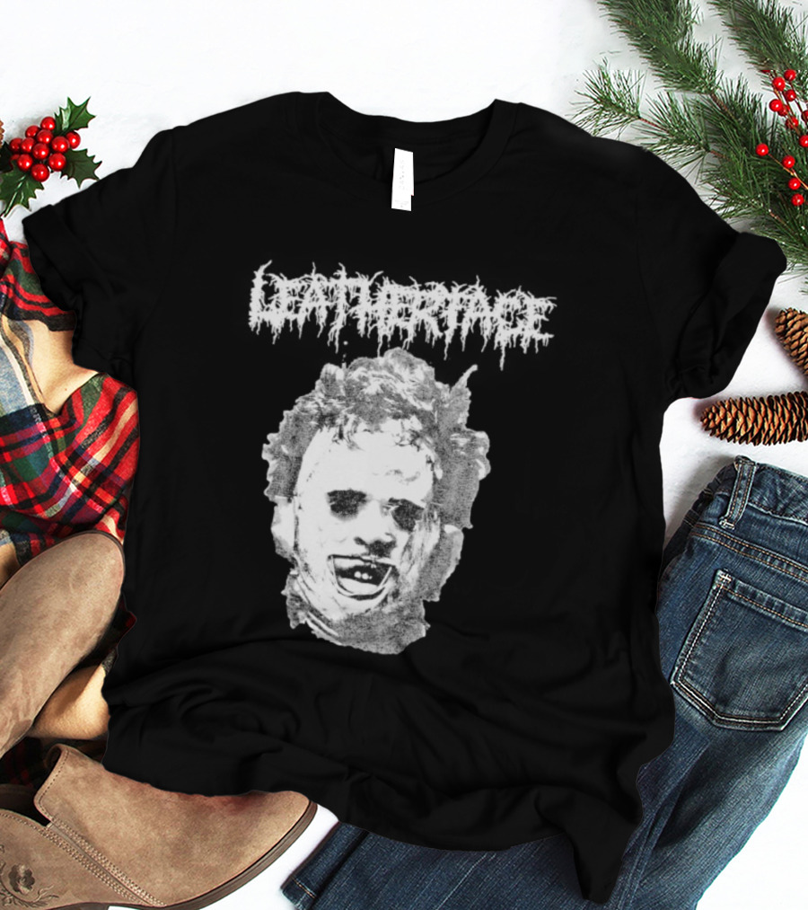 The Texas Chainsaw Massacre Metal Face Horror Icon Classic T-Shirt