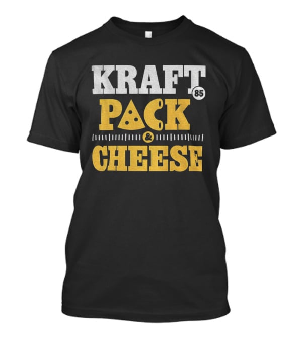 Kraft Pack Cheese NFL Green Bay Packers Tucker Kraft 2025 T-Shirt