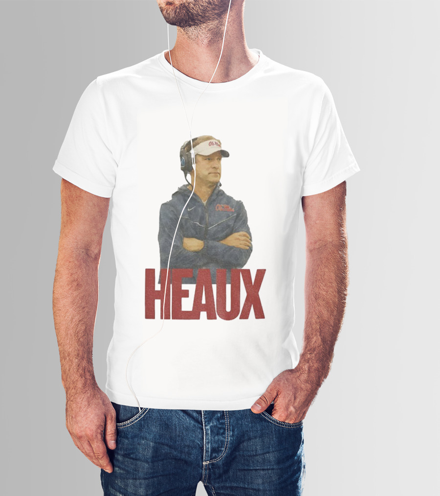 Ole Miss Rebels Lane Kiffin Heaux 2025 Football T-Shirt