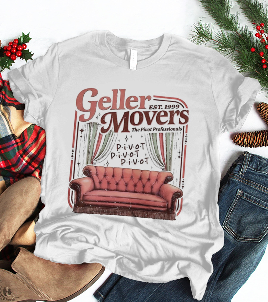 Geller Movers Pivot Sofa Friends 1999 T-Shirt