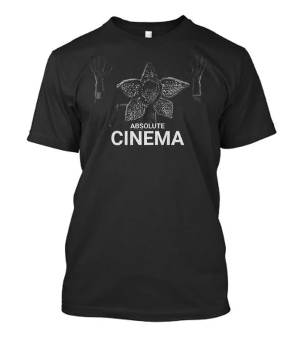 Absolute Cinema Demogorgon Stranger Things Vintage Retro Horror T-Shirt