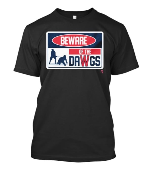 Beware Of The Dawgs Hockey Players Washington Capitals T-Shirt