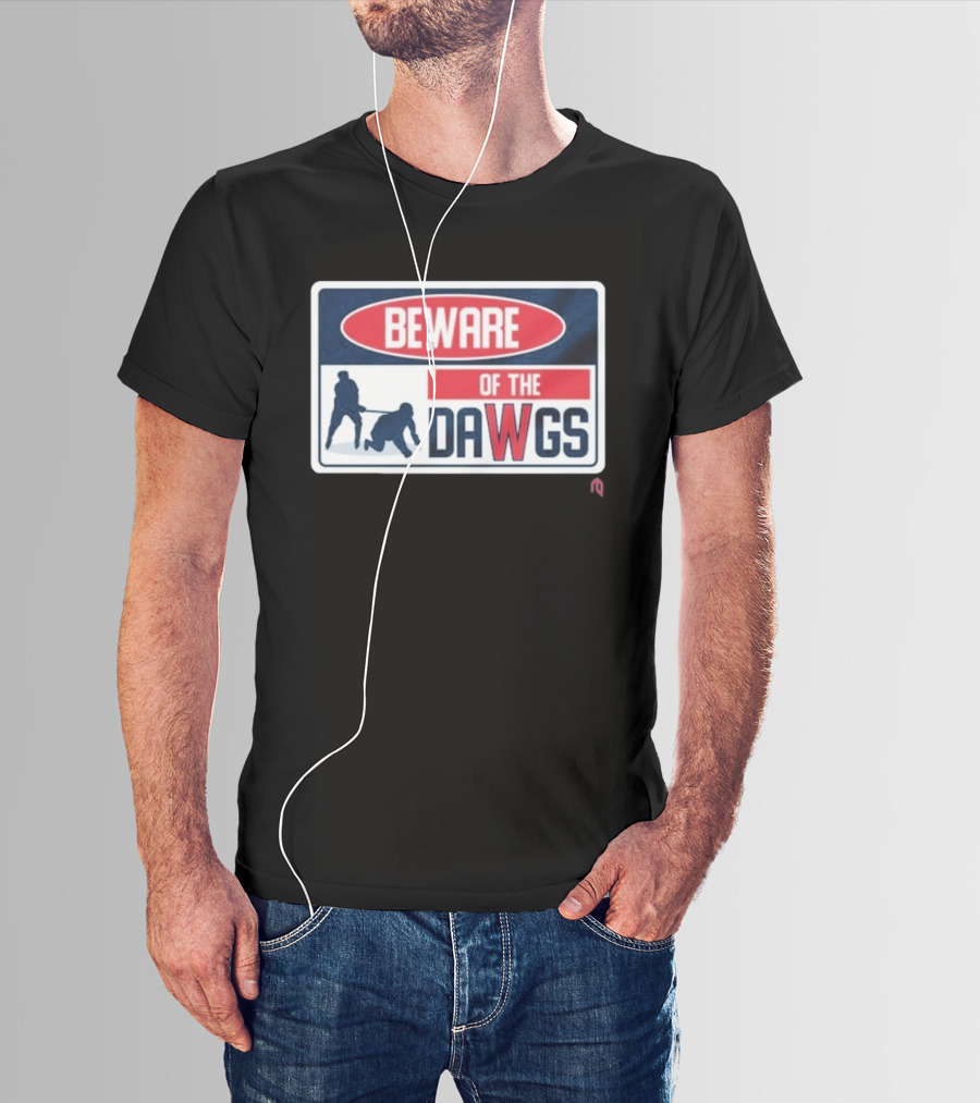 Beware Of The Dawgs Hockey Players Washington Capitals T-Shirt
