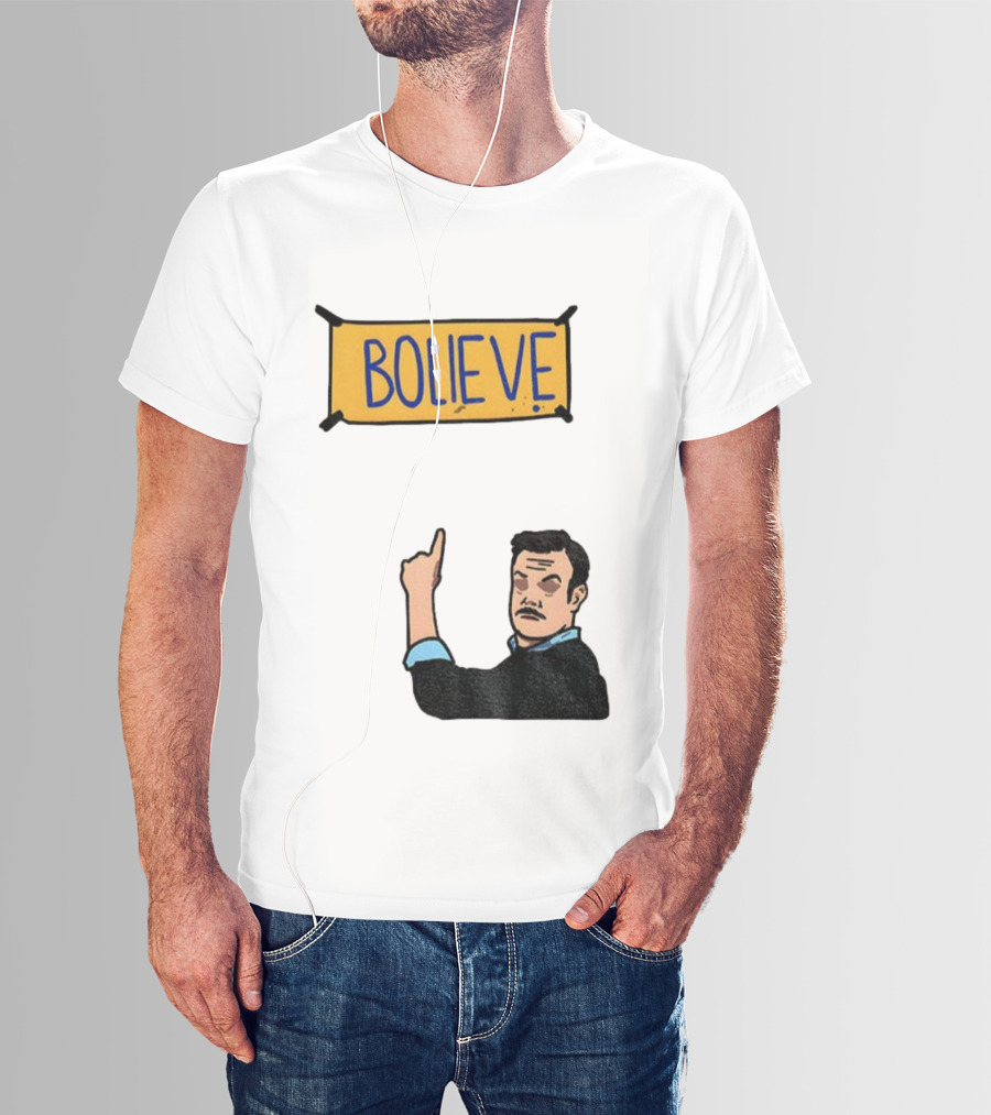 Bolieve Bo Nix Denver Broncos NFL Football Cartoon T-Shirt