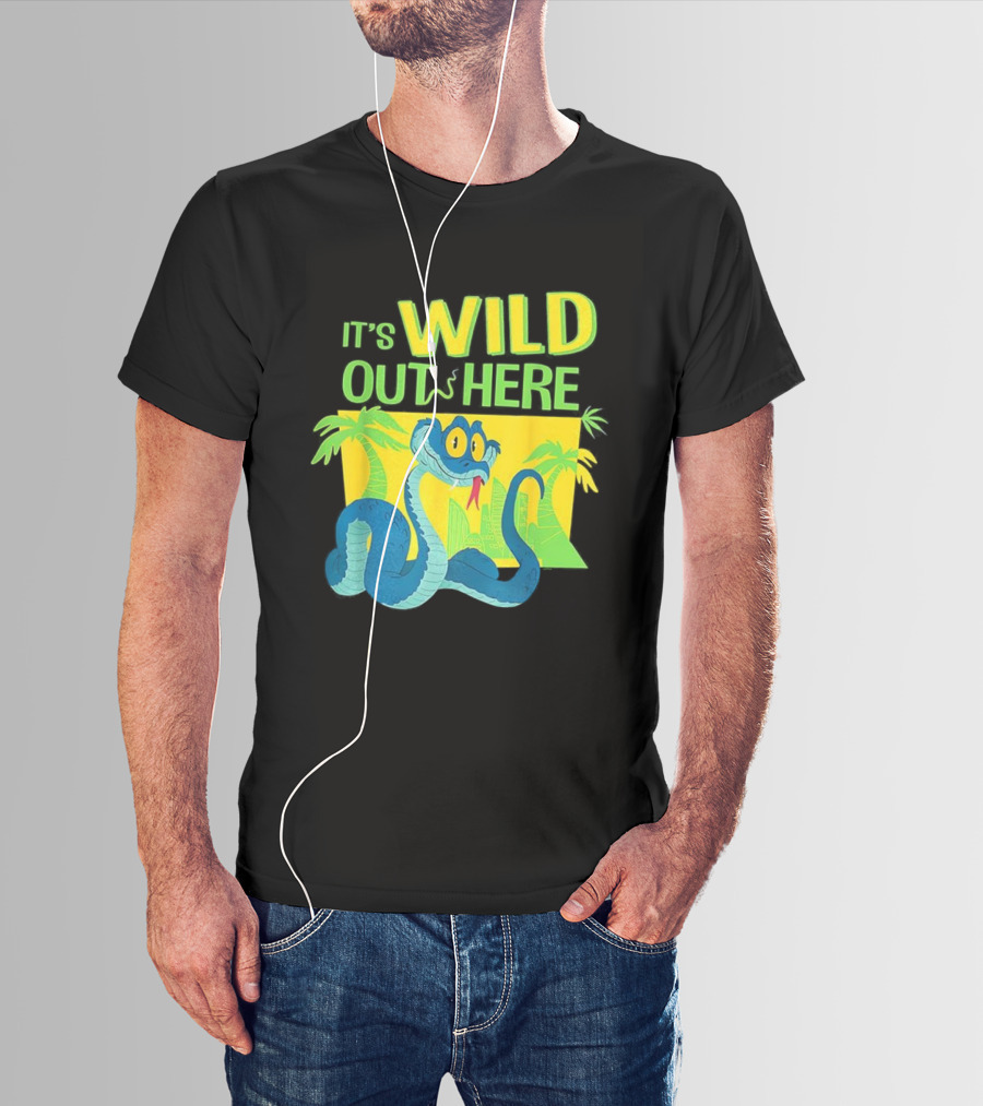 Zootopia 2 It's Wild Out Here Gary De’Snake Jungle Scene T-Shirt
