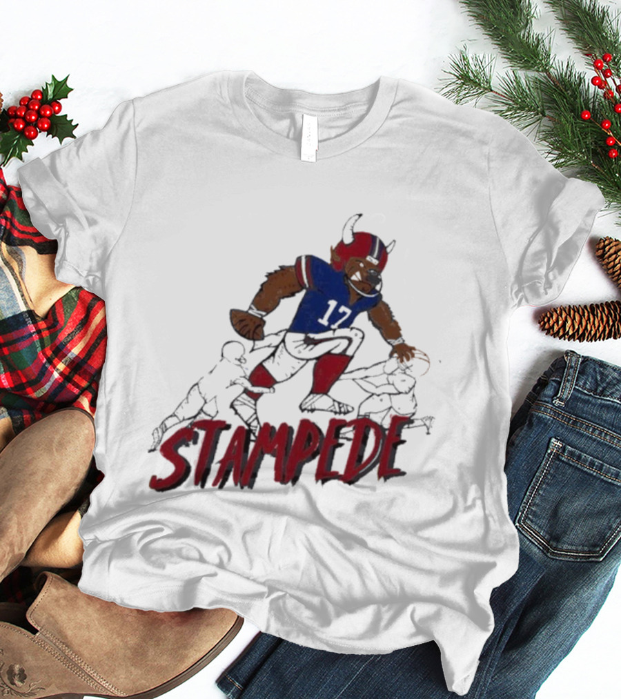 Stampede 17 Buffalo Bills Mascot Josh Allen T-Shirt