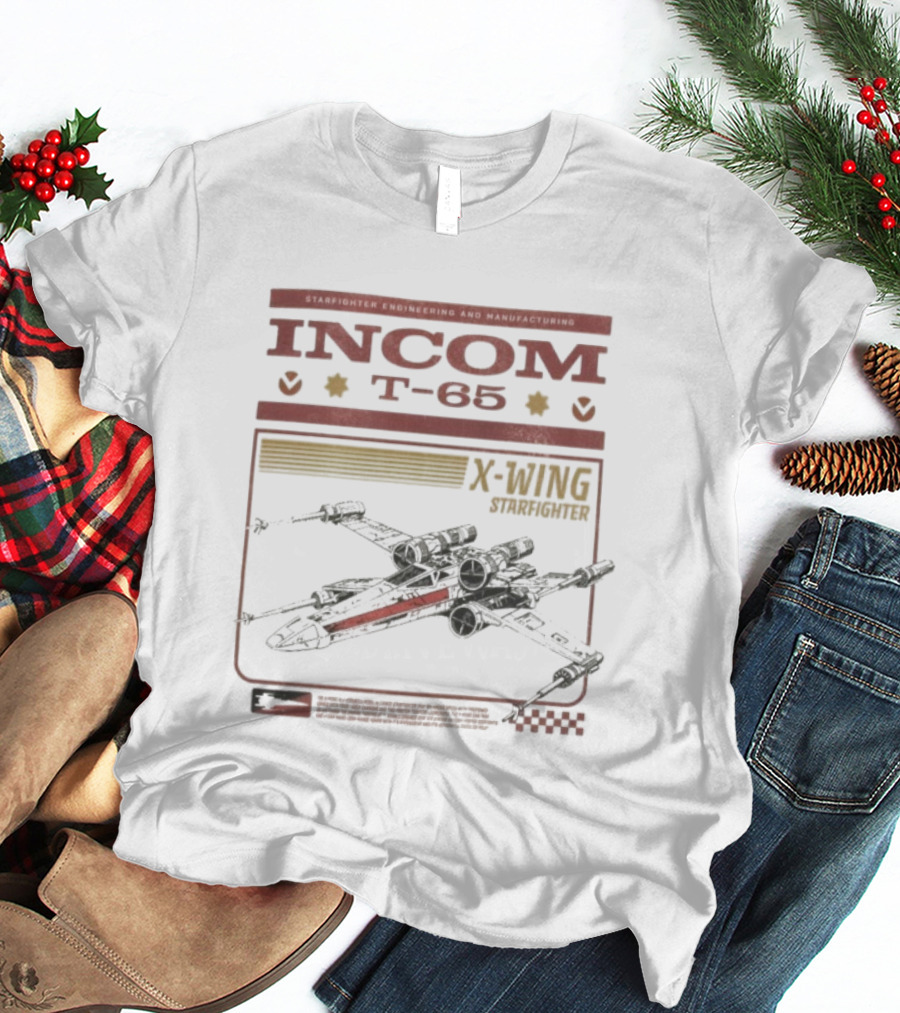 Star Wars Incom T-65 X-Wing Starfighter Legendary Pilot Assault Squadron T-Shirt