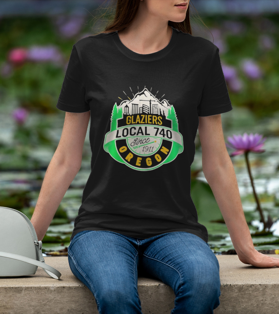 Glaziers Local 740 Oregon Union Vintage Since 1911 T-Shirt