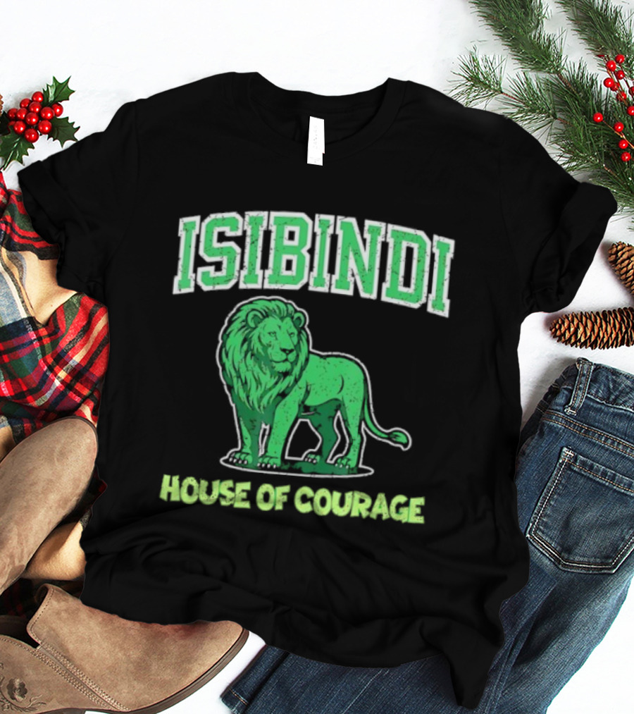 Isibindi Green Lion House Of Courage T-Shirt