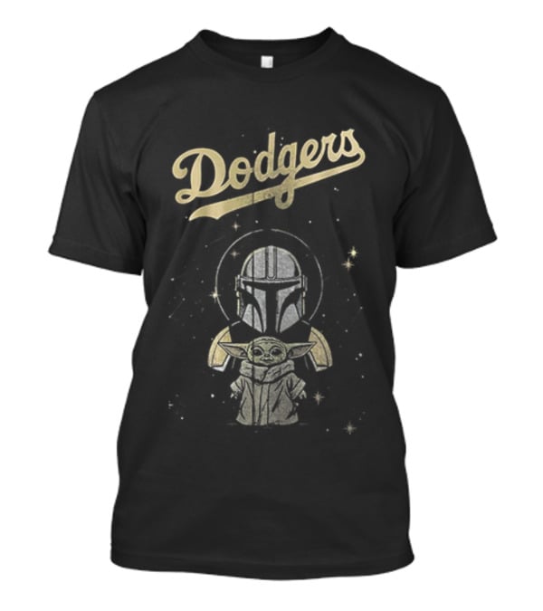 Los Angeles Dodgers Mandalorian Grogu This Is The Way T-Shirt