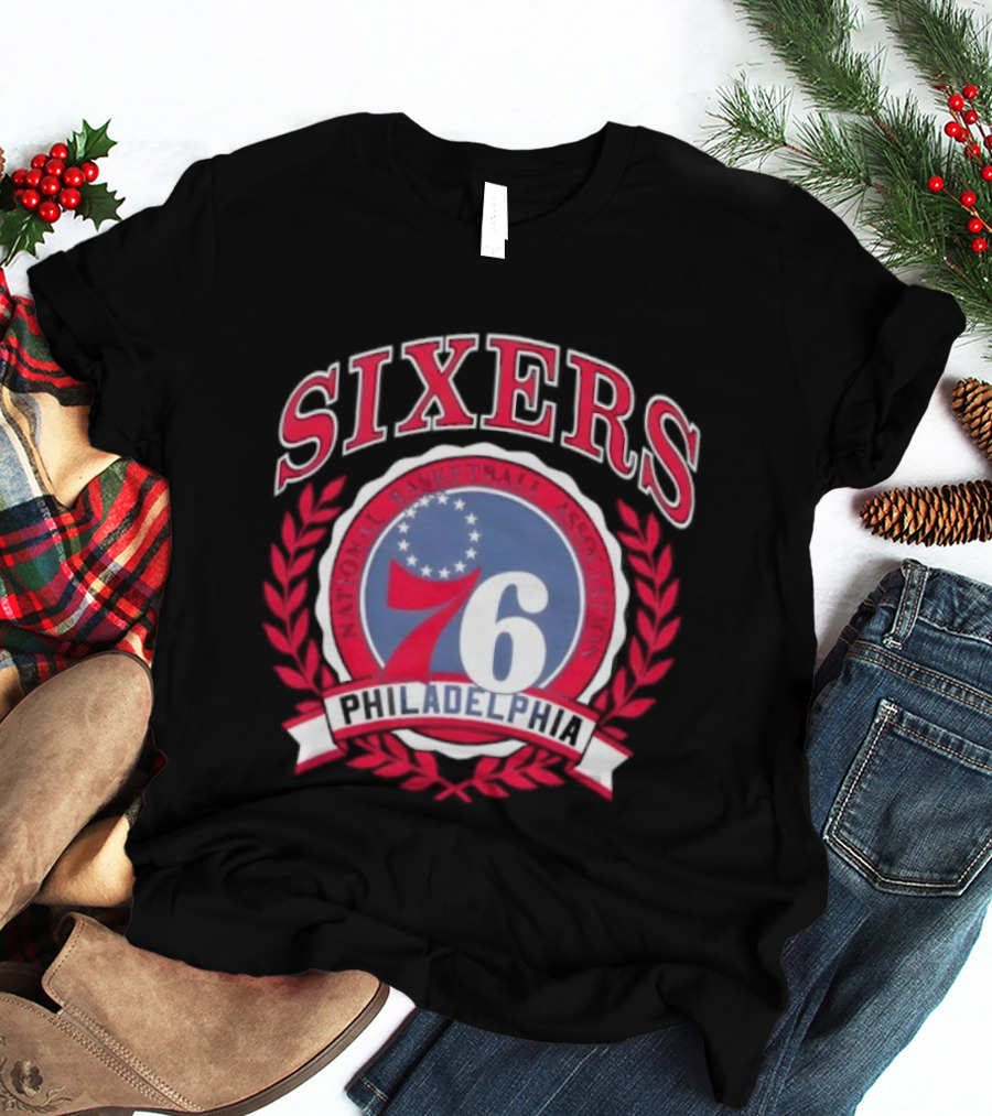 Sixers Philadelphia 76ers National Basketball Association T-Shirt