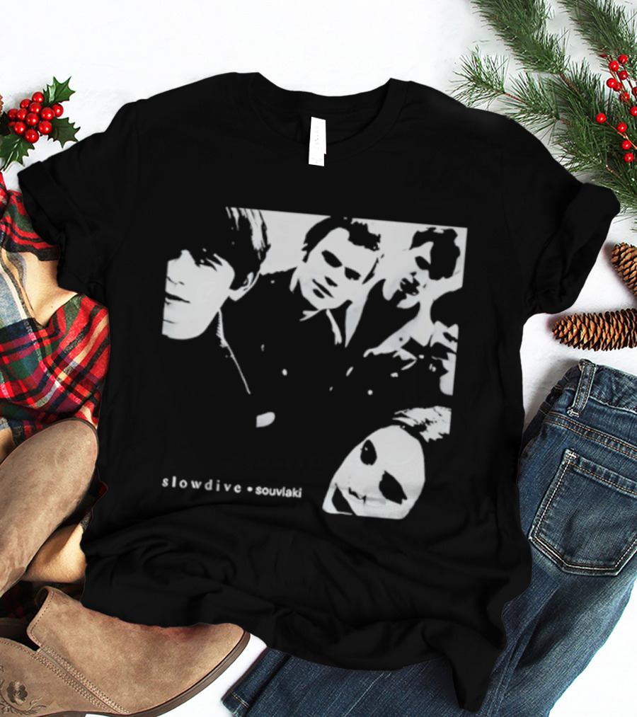 Slowdive Souvlaki Neil Halstead Rachel Goswell Nick Chaplin Christian Savill Simon Scott Band T-Shirt