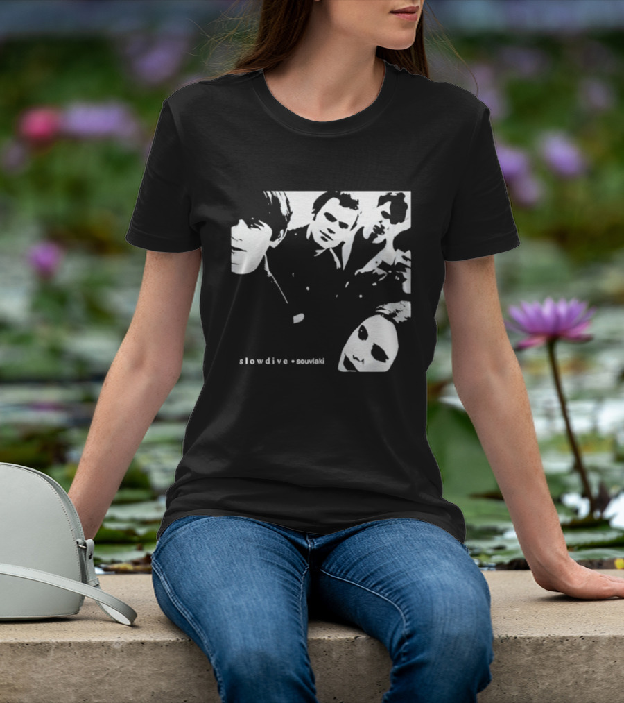 Slowdive Souvlaki Neil Halstead Rachel Goswell Nick Chaplin Christian Savill Simon Scott Band T-Shirt
