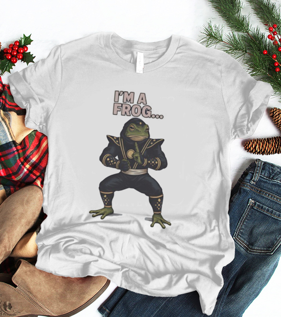 I'm A Frog Black Ranger Frog Ranger Stance Novelty T-Shirt