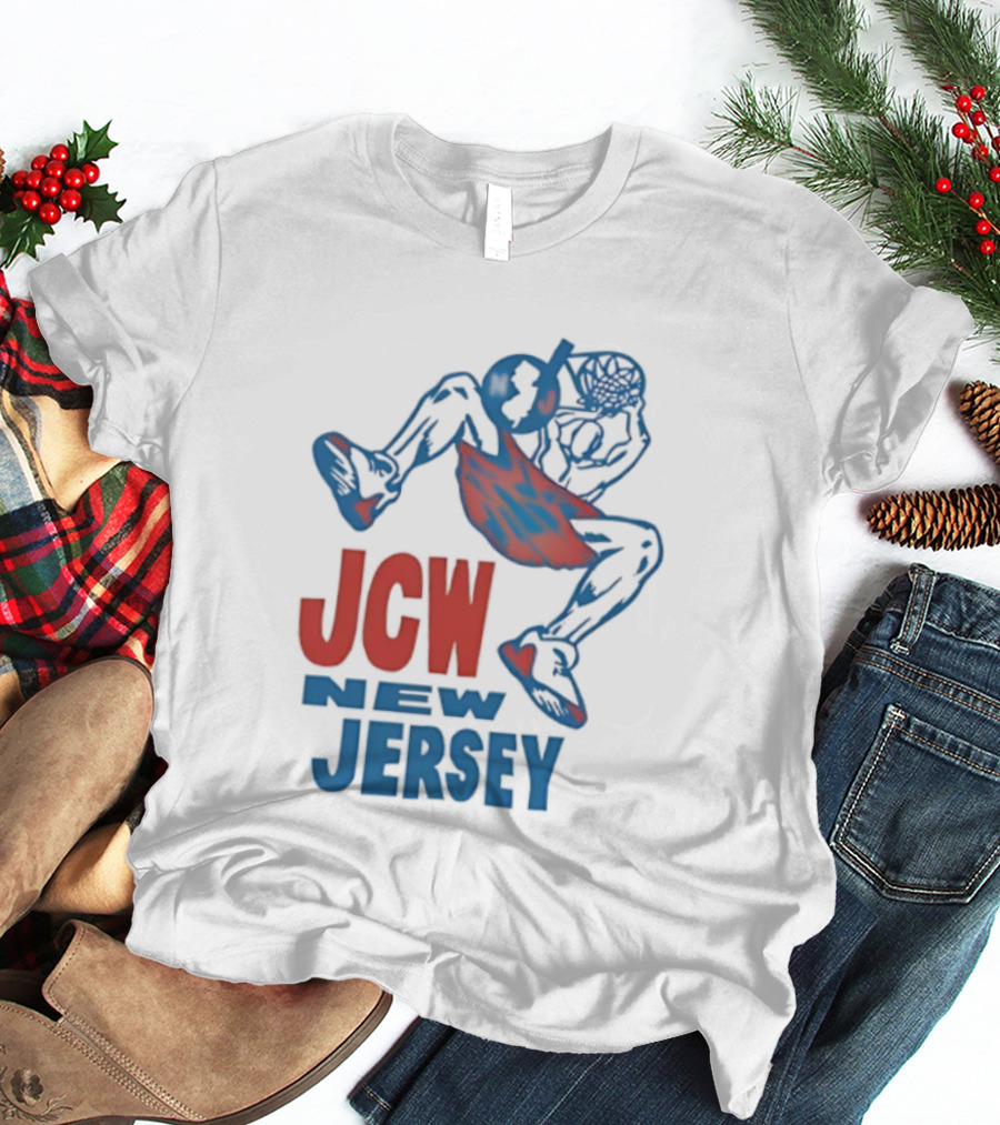 JCW Juggalo Championship Wrestling New Jersey Vintage Basketball Aesthetic T-Shirt