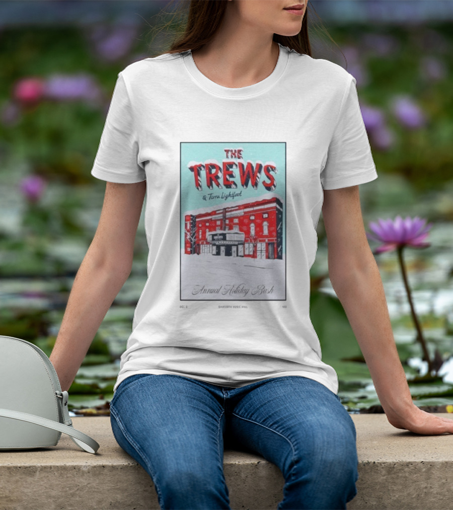 The Trews Terra Lightfoot Annual Holiday Bash Danforth Music Hall December 6 2025 Concert T-Shirt