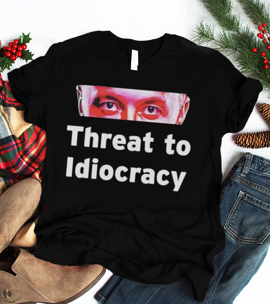 Elon Musk Eyes Threat To Idiocracy T-Shirt