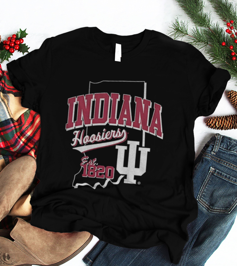 Indiana Hoosiers Est 1820 Big Ten Football Championship T-Shirt