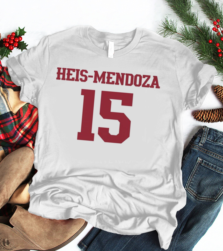 HEIS-MENDOZA 15 Team Spirit Number Jersey T-Shirt