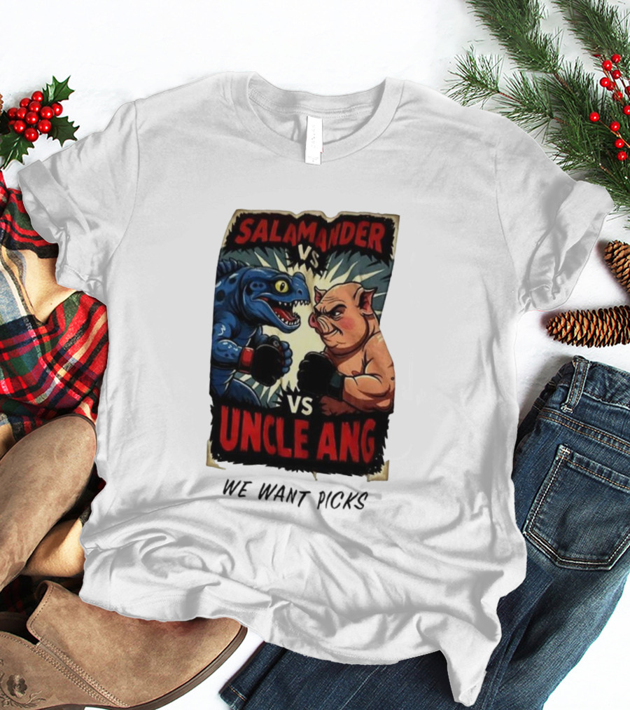 Salamander Vs Uncle Ang Boxing Showdown T-Shirt