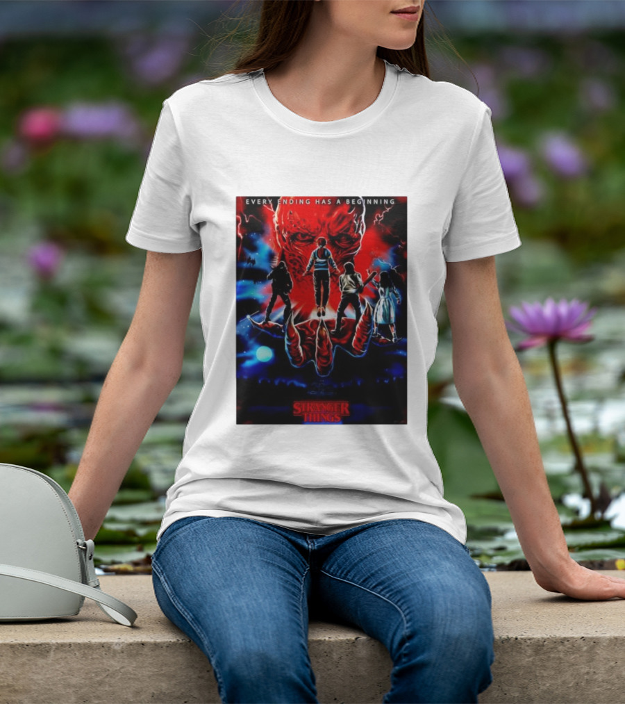 Stranger Things Every Ending Has A Beginning Halloween T-Shirt